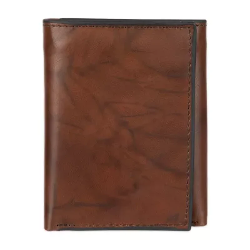 Stafford Mens Personalized Rfid Blocking Trifold Wallet