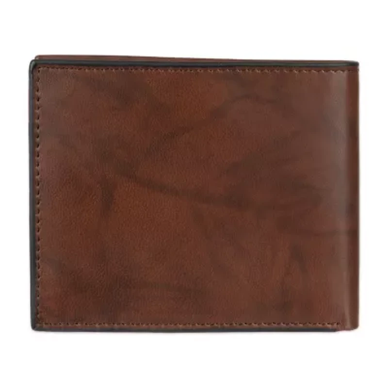 Stafford Mens Extra Capacity Personalized RFID Blocking Bifold Wallet