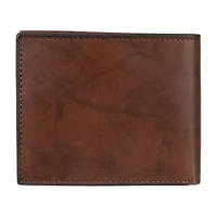 Stafford Mens Extra Capacity Personalized RFID Blocking Bifold Wallet
