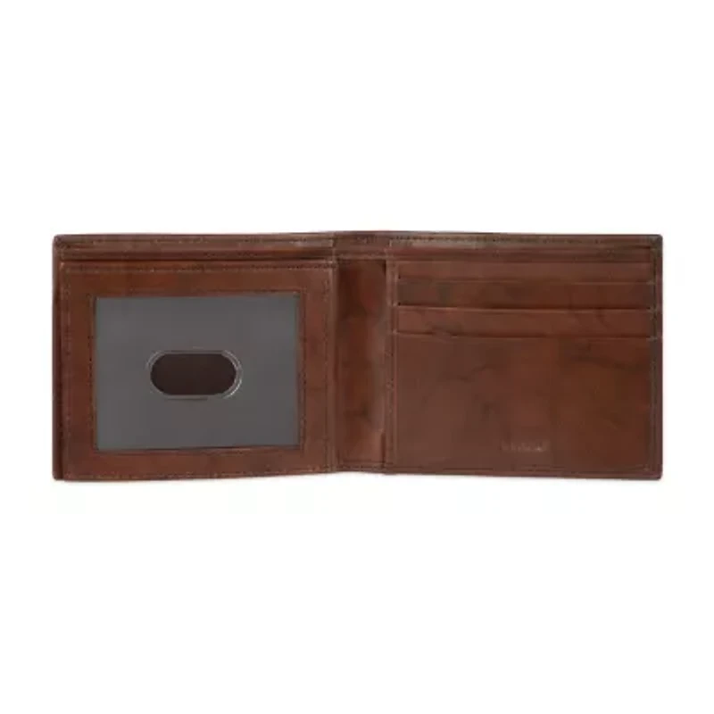 Stafford Mens Extra Capacity Personalized RFID Blocking Bifold Wallet