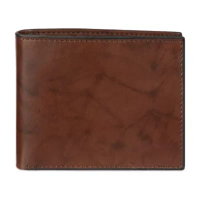 Stafford Mens Extra Capacity Personalized RFID Blocking Bifold Wallet