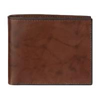 Stafford Mens Extra Capacity Personalized RFID Blocking Bifold Wallet