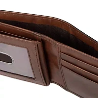 Stafford Mens Extra Capacity Personalized RFID Blocking Bifold Wallet