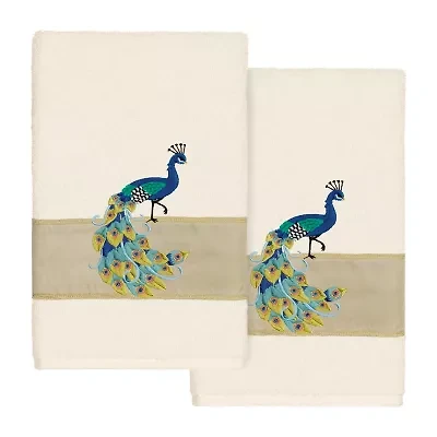 Linum Home Textiles Penelope 2-pc. Embellished Hand Towel