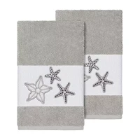 Linum Home Textiles Lydia 2-pc. Embellished Hand Towel