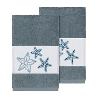Linum Home Textiles Lydia 2-pc. Embellished Hand Towel