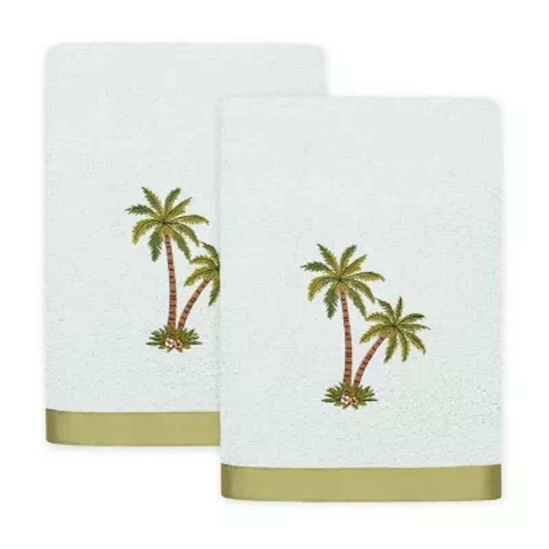 Linum Home Textiles Palmera 2-pc. Embellished Bath Towel