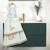 Linum Home Textiles Aaron 2-pc. Embellished Hand Towel