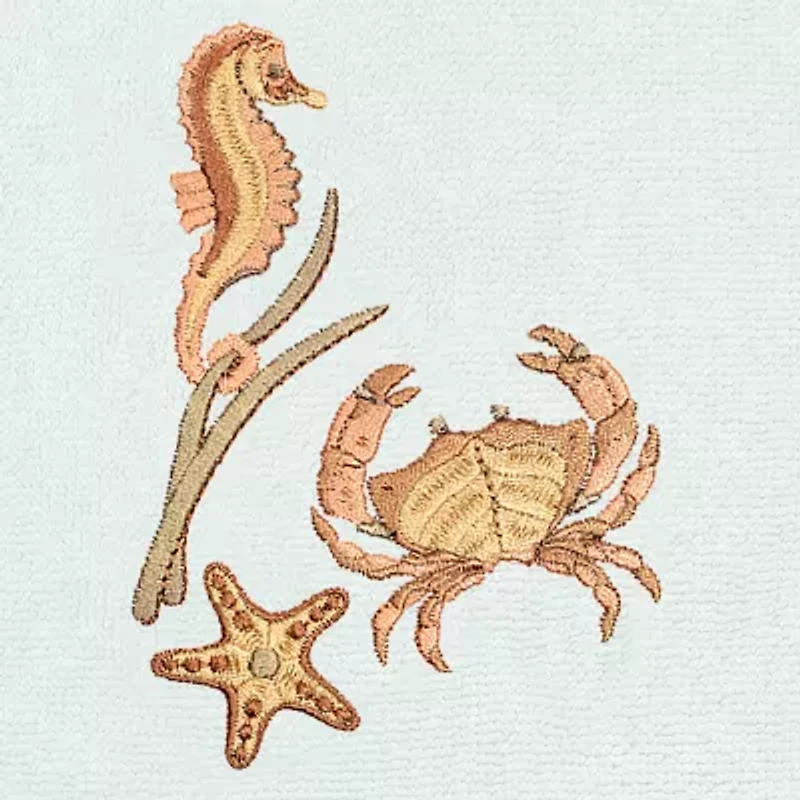 Linum Home Textiles Aaron 2-pc. Embellished Hand Towel