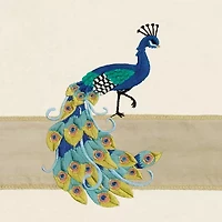 Linum Home Textiles Penelope 2-pc. Embellished Animal Bath Towel