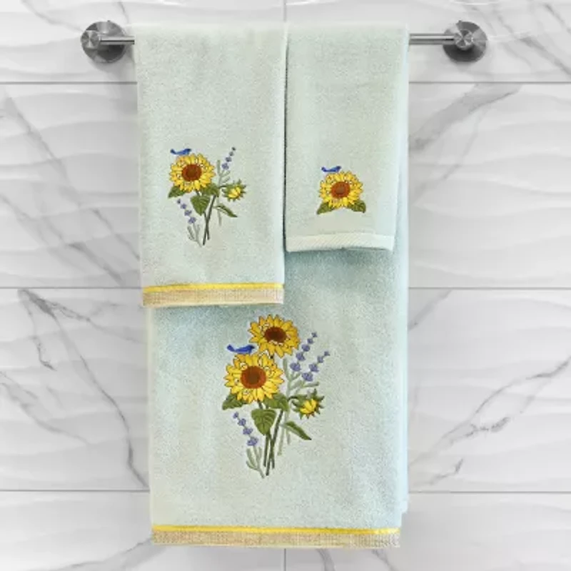 Linum Home Textiles Girasol 2-pc. Embellished Hand Towel