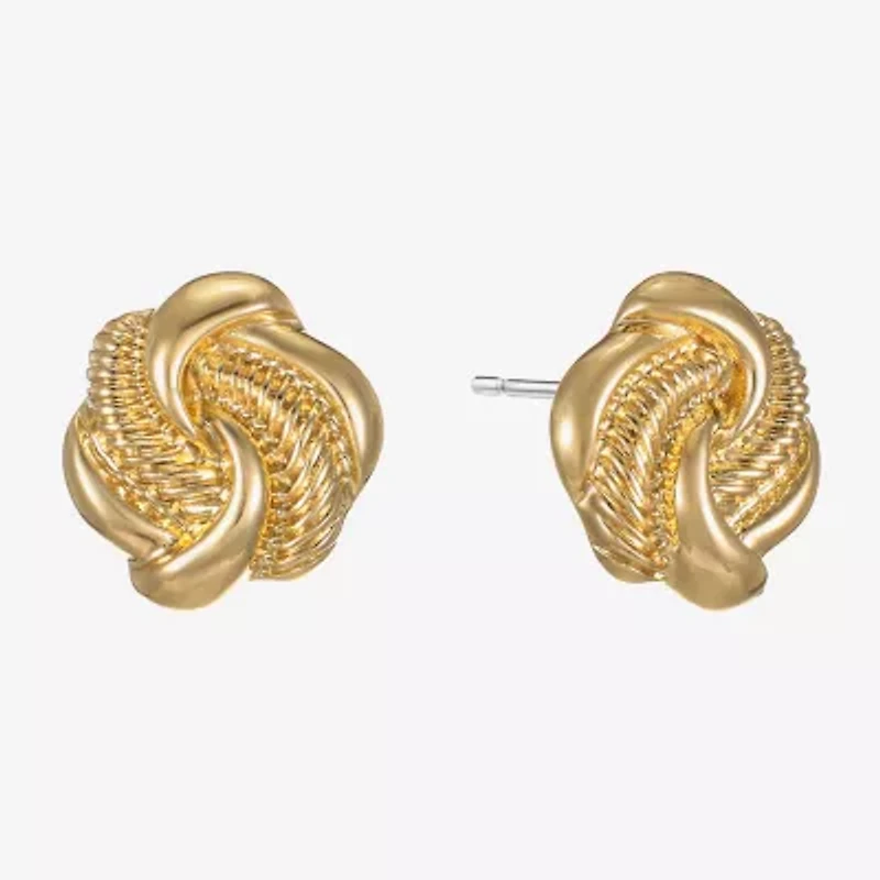 Monet Jewelry 20mm Knot Stud Earrings