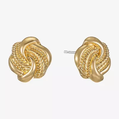 Monet Jewelry 20mm Knot Stud Earrings