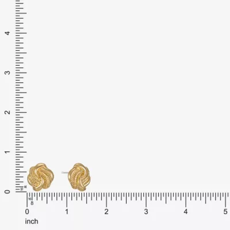 Monet Jewelry 20mm Knot Stud Earrings