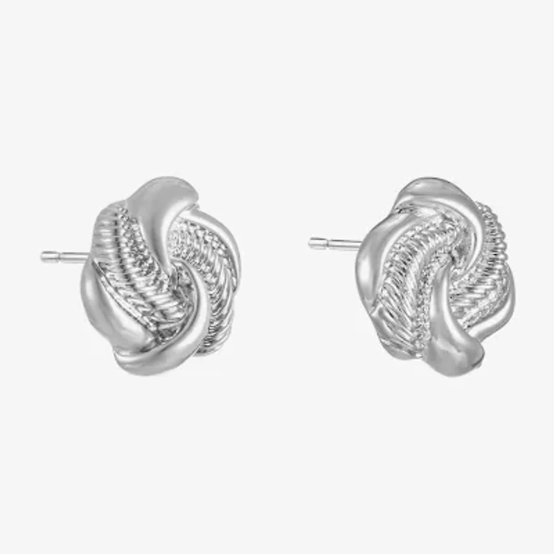 Monet Jewelry 20mm Knot Stud Earrings