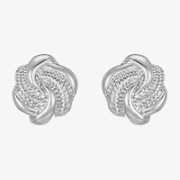 Monet Jewelry 20mm Knot Stud Earrings