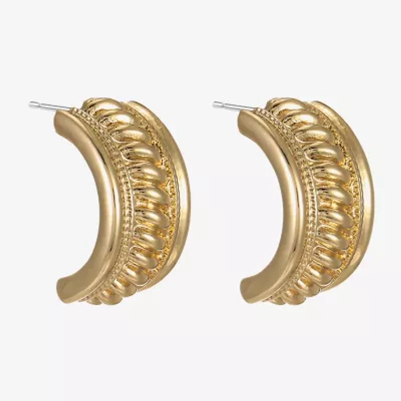 Monet Jewelry Rope Twist 23mm Stud Earrings