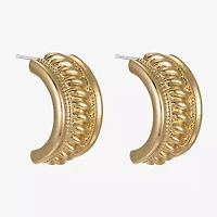 Monet Jewelry Rope Twist 23mm Stud Earrings