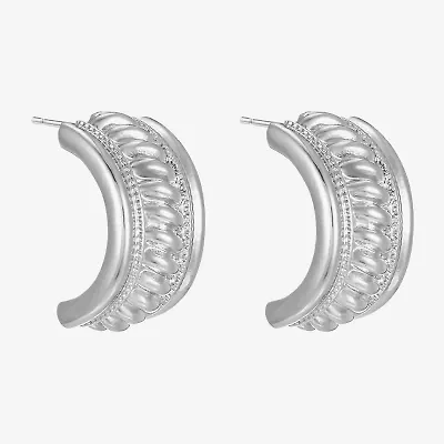 Monet Jewelry Rope Twist 23mm Stud Earrings