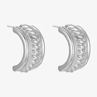 Monet Jewelry Rope Twist 23mm Stud Earrings