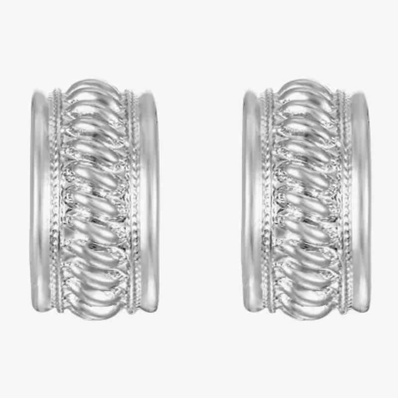 Monet Jewelry Rope Twist 23mm Stud Earrings