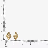 Monet Jewelry Pave Glass 23mm Diamond Stud Earrings