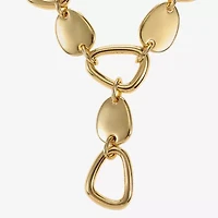 Liz Claiborne Pebble Y Necklace & Drop Earring Womens Hypoallergenic 2-pc. Jewelry Set