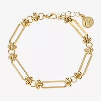 Liz Claiborne Paperclip Link Womens Strand Bracelet