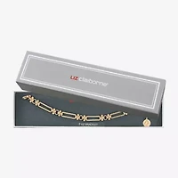 Liz Claiborne Paperclip Link Womens Strand Bracelet