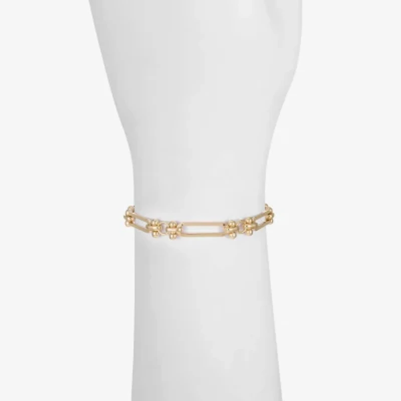 Liz Claiborne Paperclip Link Womens Strand Bracelet