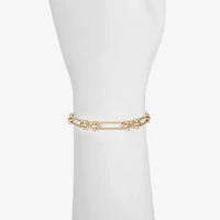 Liz Claiborne Paperclip Link Womens Strand Bracelet