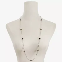 Liz Claiborne Two Tone Beaded Womens 36 Inch Strand Necklace