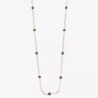 Liz Claiborne Two Tone Beaded Womens 36 Inch Strand Necklace