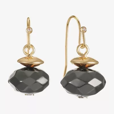 Liz Claiborne Beaded Womens Drop Earrings