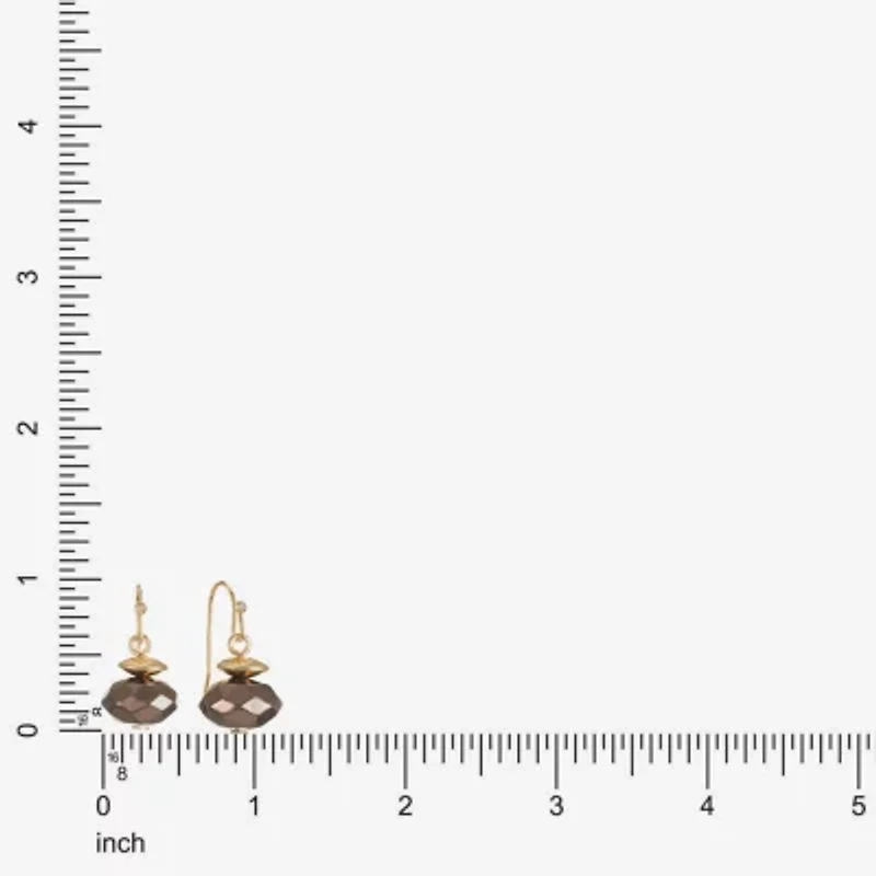 Liz Claiborne Beaded Womens Drop Earrings