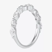 (H-I / Si2) Womens 1 CT. T.W. Lab Grown White Diamond 10K Gold Wedding Band