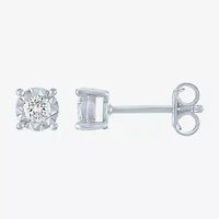 Yes, Please! (G-H, Si2-I1) Womens 1/4 CT. T.W. Lab Grown White Diamond Sterling Silver 2 Pair Jewelry Set
