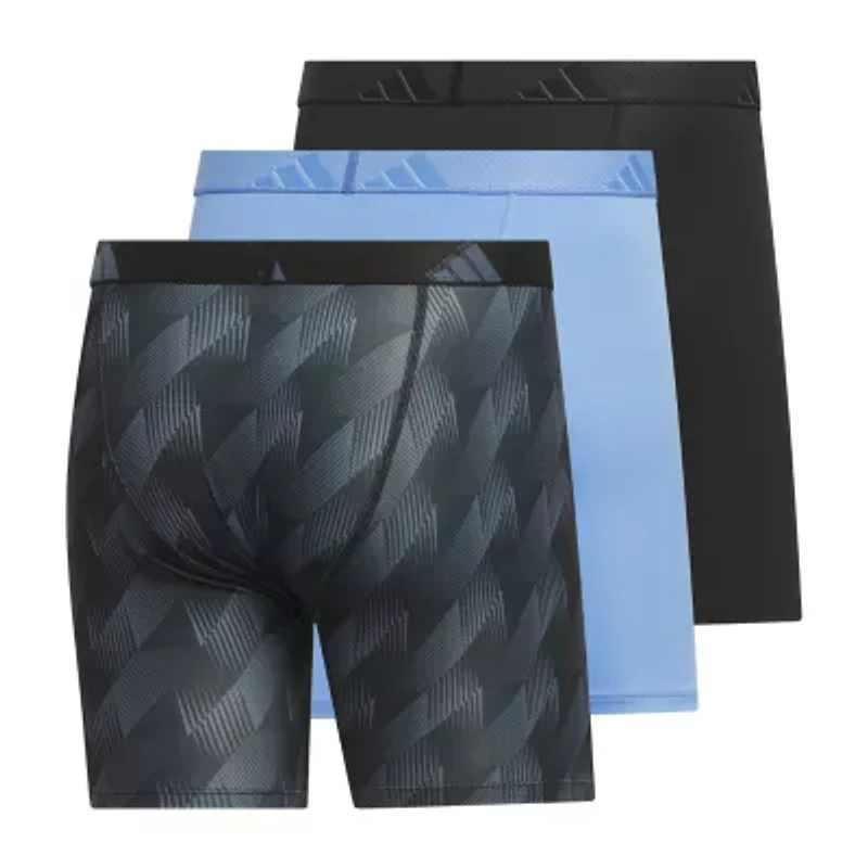 adidas Performance Microfiber Mens 3 Pack Boxer Briefs 5158584