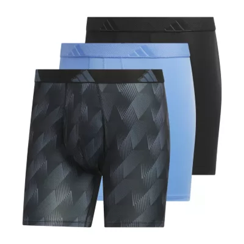 adidas Performance Microfiber Mens 3 Pack Boxer Briefs 5158584