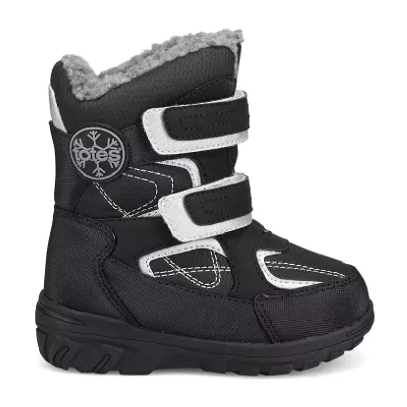 Totes Toddler Boys Tayton Waterproof Insulated Flat Heel Winter Boots