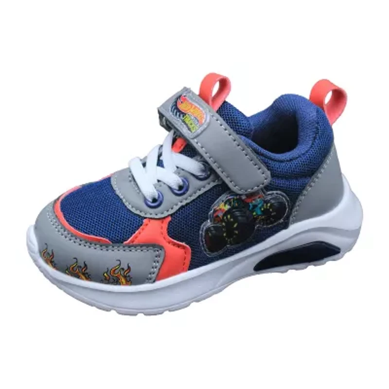 Hot Wheels Monster Trucks Toddler Boys' Light-Up 9 Boys Sneakers