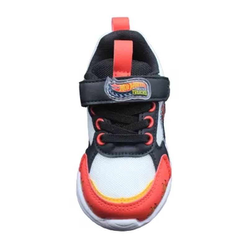 Hot Wheels Monster Trucks Toddler Boys' Light-Up 9 Boys Sneakers