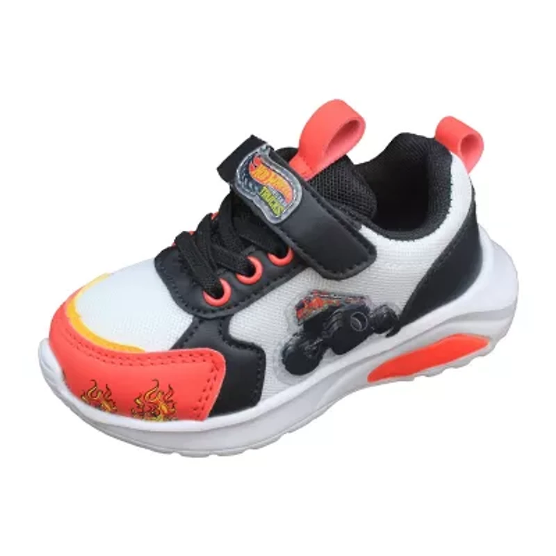 Hot Wheels Monster Trucks Toddler Boys' Light-Up 9 Boys Sneakers
