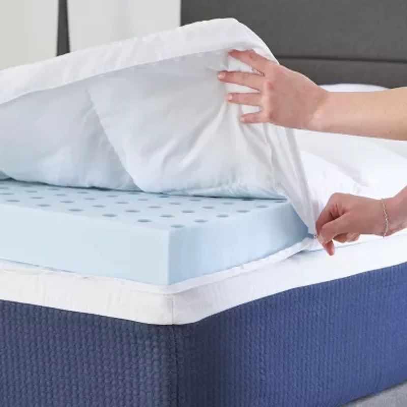 Comfort Tech 3" Foam and Fiber Mattress Topper