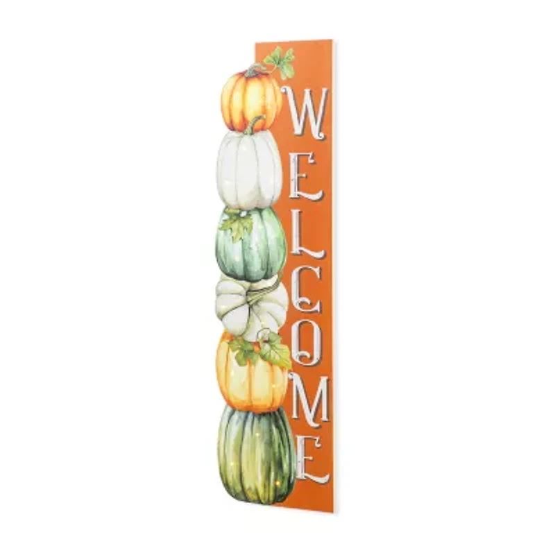 Glitzhome 42 Porch Sign Thanksgiving Porch Sign