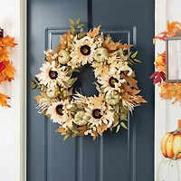 Glitzhome 24 Wreath Hanger Thanksgiving Tabletop Decor