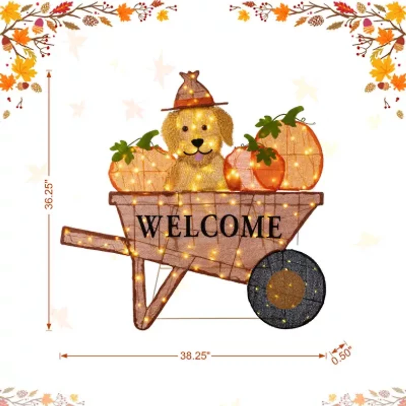 Glitzhome 36.25 Outdoor Decor Thanksgiving Inflatable
