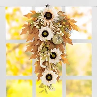 Glitzhome 28 Wreath Hanger Thanksgiving Tabletop Decor