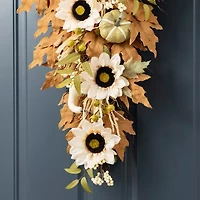 Glitzhome 28 Wreath Hanger Thanksgiving Tabletop Decor