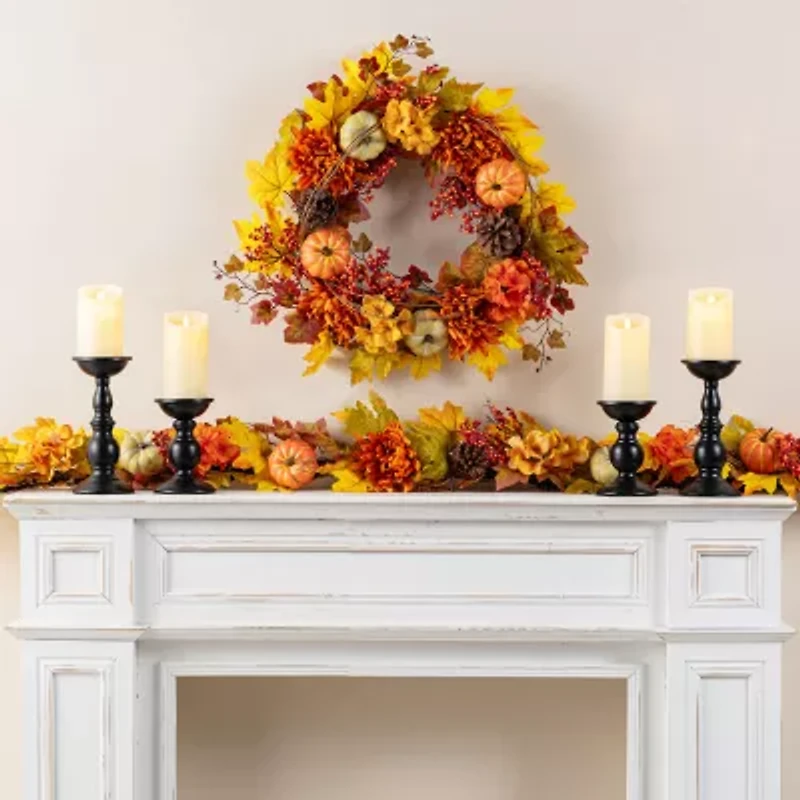Glitzhome 72 Garland Thanksgiving Tabletop Decor